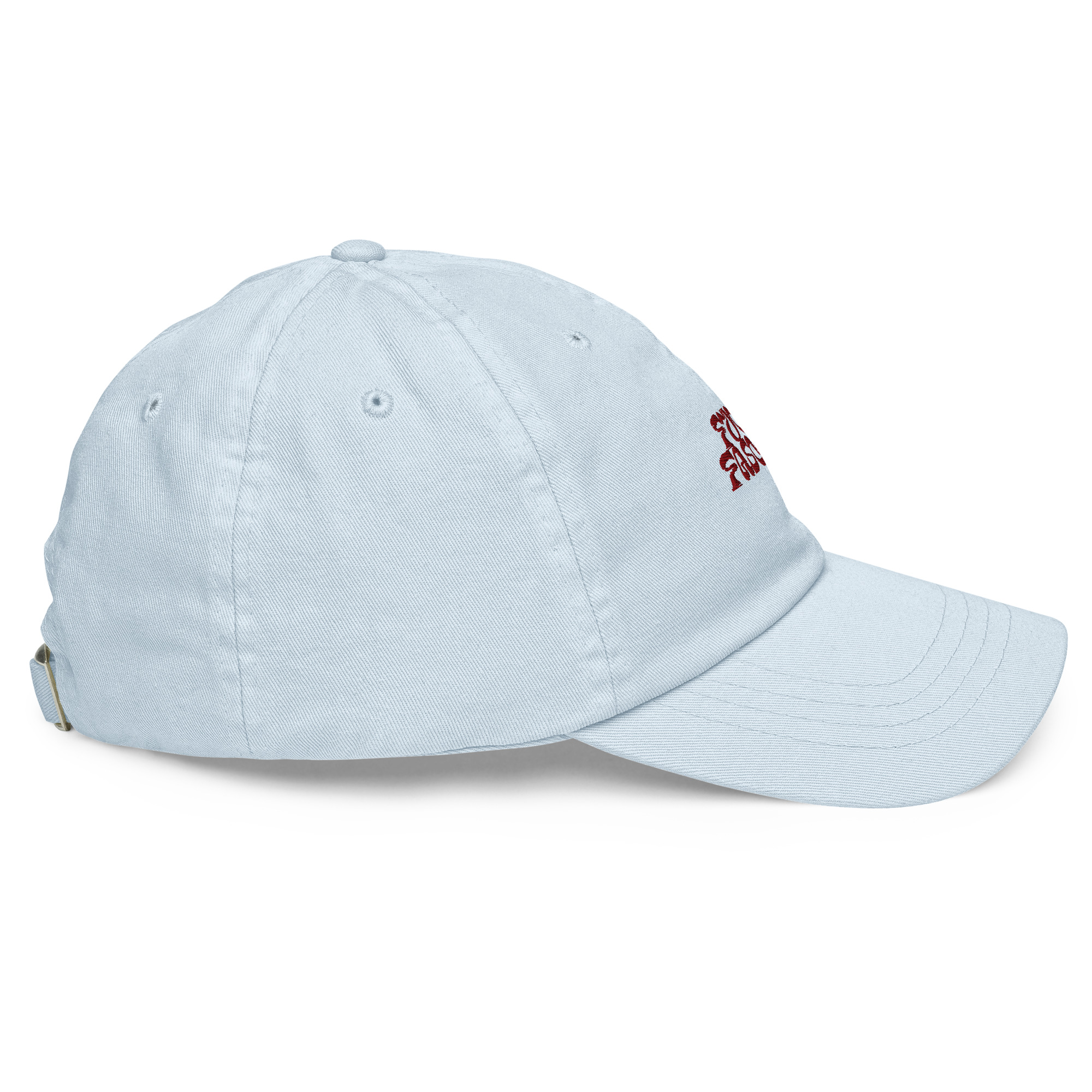 Fuck Fascism Blue Pastel baseball hat - Image 5