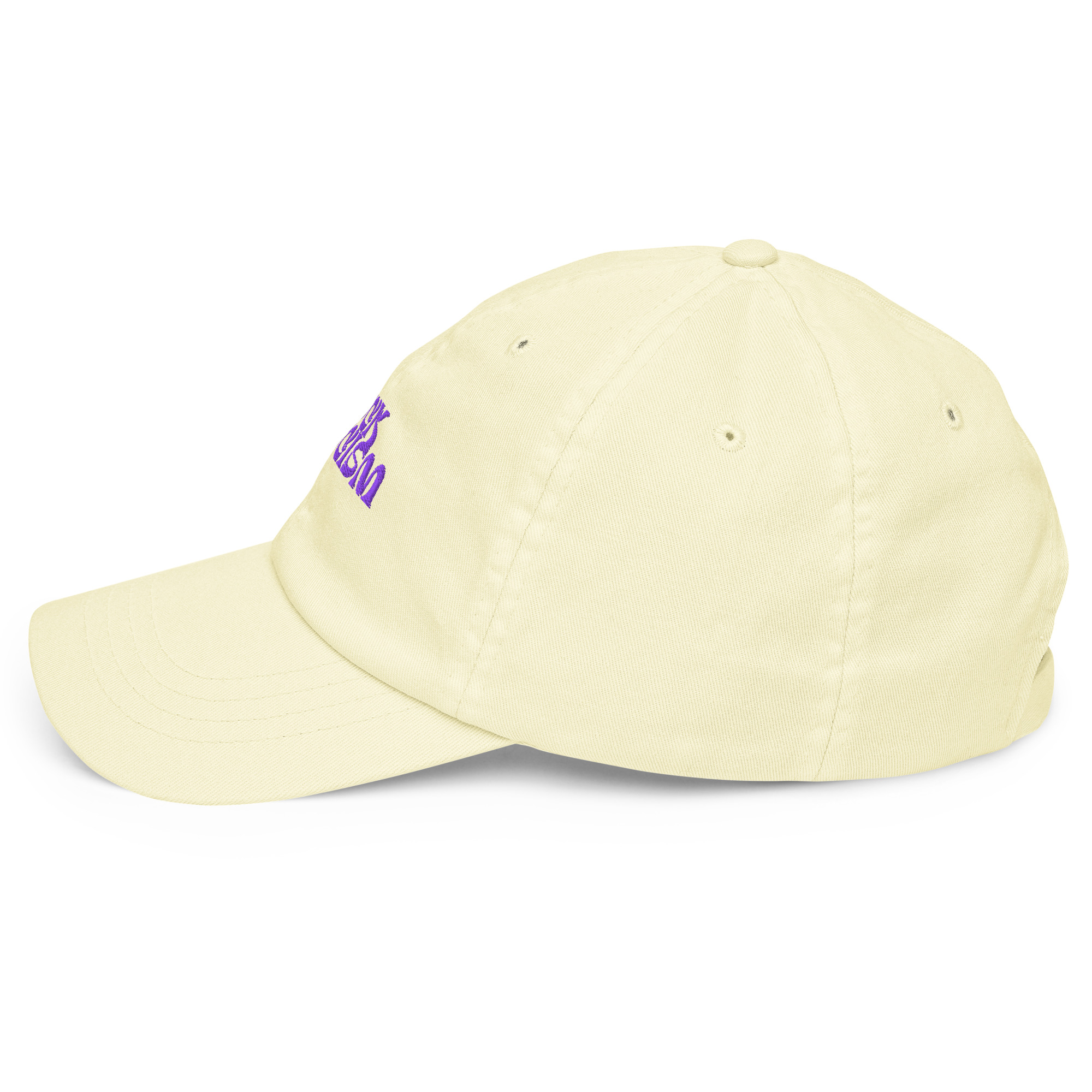 Fuck Fascism Lemon Yellow Pastel baseball hat - Image 3