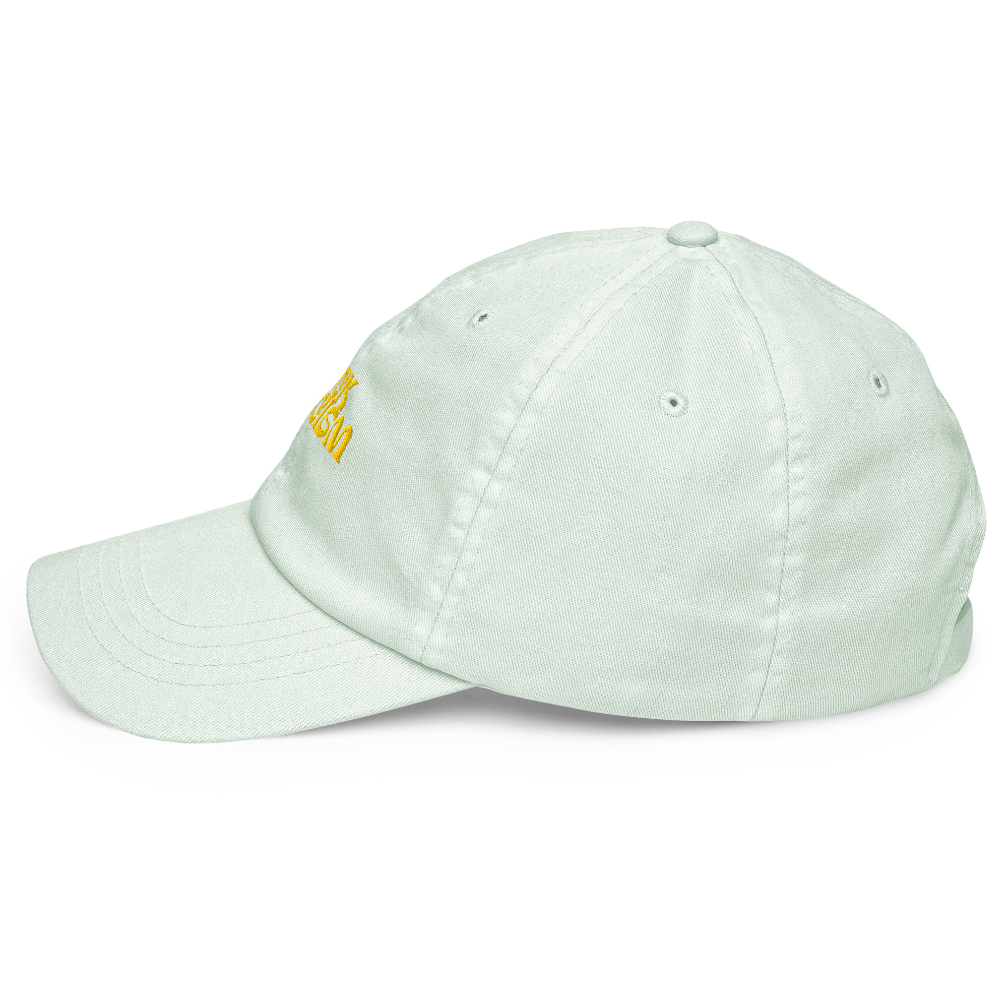 Fuck Fascism Green Pastel baseball hat - Image 3