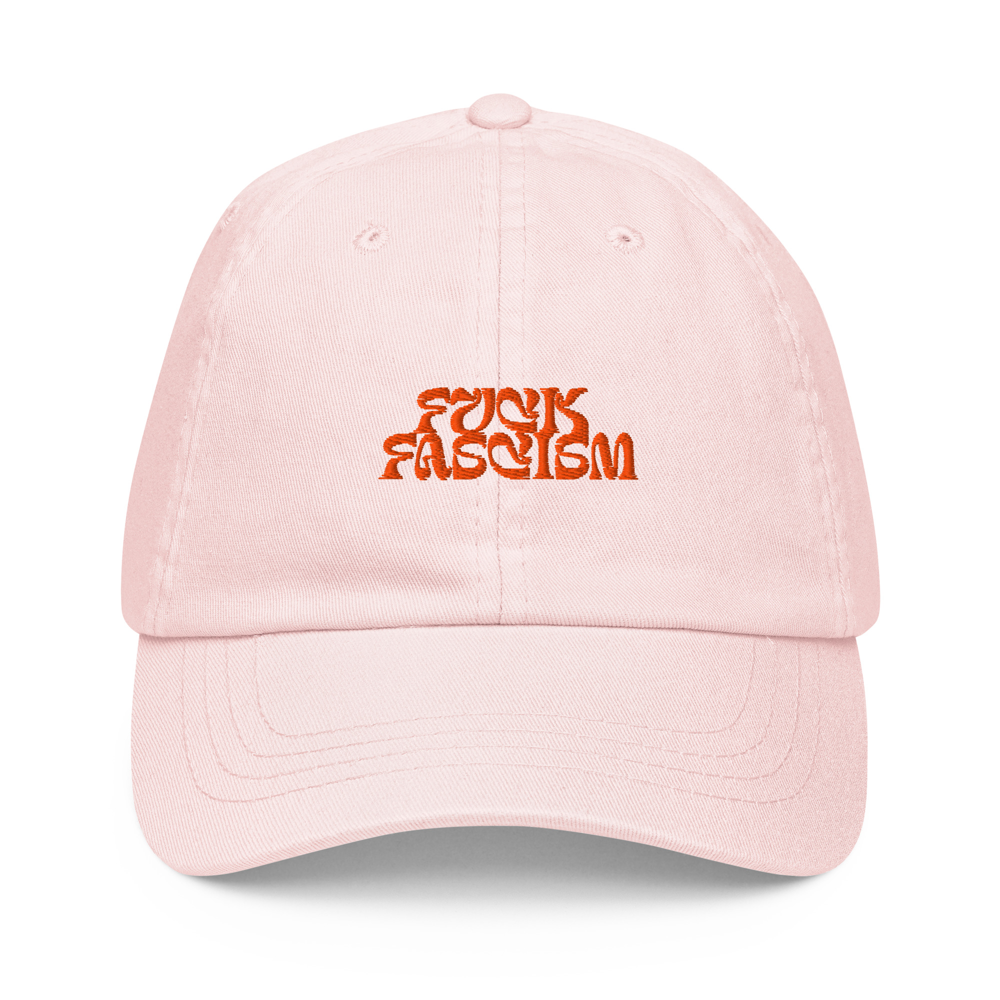 Fuck Facism Pink Pastel baseball hat